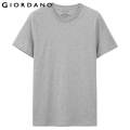 Giordano Men T Shirt Cotton Short Sleeve 3-pack Tshirt Solid Tee Summer Beathable Male Tops Clothing Camiseta Masculina 01245504. 