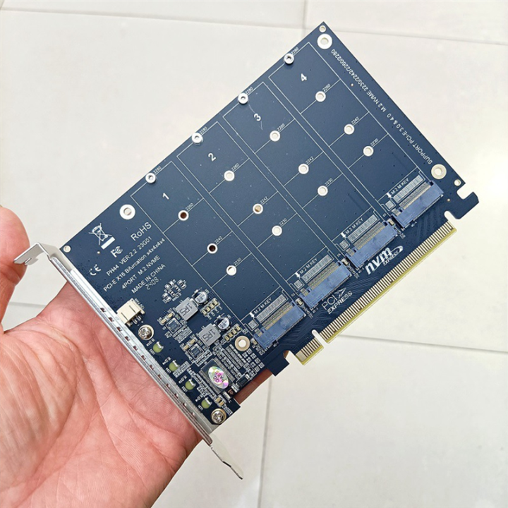 Hard%20Disk%20Expansion%20Card%20PCI-E16X%20Slot%20to%204%20NVME%20Solid%20State%20Drive%20-%20Image%203