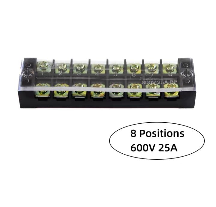 8%20Way%20Double%20Row%20Terminal%20Block%20TB-2508%20600V%2025A%208P%20Double%20Row%208%20Pin%20Terminal%20Block%20%20Terminal%20Block%20Wire%20Connector%20TB-2508%208P%20Double%20Row%20Terminal%20Block%20600V%2025A%20-%20Image%203