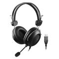 USB Headphone A4-Tech HU-35 ComfortFit (with microphone) Stereo.