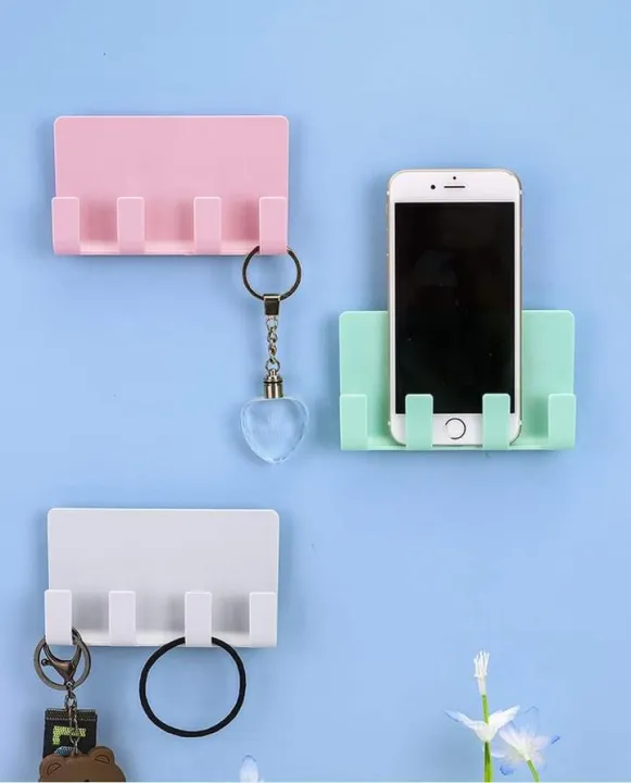 Mobile%20Phone%20Holders%20Phone%20Charger%20Wall%20Mounted%204%20Hooks%20Storage%20Hanger%20Rack%20Bathroom%20Hanging%20Holder%20Mobile%20charger%20stands%20wall%20-%20Image%204