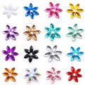 6*12mm 100PCS Colorful Flatback Horse Eye/Leaf Shape Acrylic Rhinestone Trim Crystals And Stones DIY Wedding Dress Strass Acrylic Stone For Wedding Dress Bags Garment. 