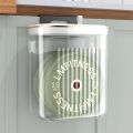New Wall Mounted Kitchen Trash Can Hanging Trash Bin Cabinet Door Bathroom Trash Can With Lid Garbage Bin Counter Bins Dustbin. 