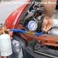 Refrigerator Freon Recharge Hose,with BPV31 Piercing Tap Valve.