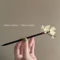 Elegant Handmade Flower Hairpin for Women & Girls – Traditional Hair Accessory. 