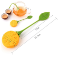 Loose Tea Leaf Strainer Silicone Tea Infuser Teapot Tool Teabag Kettle Ball Holder Spice Filter Tea Infuser Lemon.