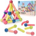 64 pcs Brain Development Magnetic Stick toy for kids. 
