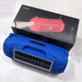HDY-G47 Bluetooth, SD Card & FM Radio Supported Solar Charging Wireless Speaker With Torchlight.