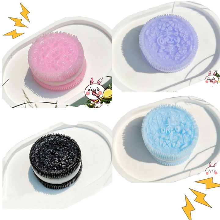 2004 New Oreo Squishy Biscuit Slow Rising Toy Pinching Slow Rebound Squeeze Fidget Toy Anti Stress Release Hand Relax Toy