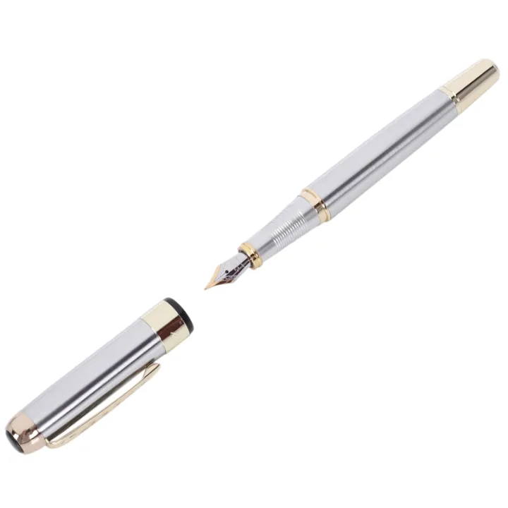 Jinhao%20250%20Frosted%20White%20Gold%20Fountain%20Pen%20M%20Nib%20Fountain%20Pen%20Gift%20Festival%20-%20Image%204