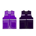Reflective mesh breathable thin volunteer outdoor promotional spare vest. 