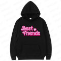 Best Friends Graphic Sweatshirt Hoodie Women BFF Besties Hoodies Best Friends Sweatshirts Autumn Winter Hooded Hoodies Clothes. 