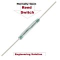 Reed Switch-Tone Round Leads Green Glass Tube NO Reed Switch 28mm.