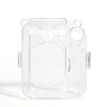 (Not a camera) For FUJIFILM instax mini 12 Crystal Hard Acrylic Camera Case with Shoulder Strap.