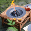 charcoal brazier heating charcoal home boiling tea solid wood grill grill charcoal brazier grill old style grill brazier. 