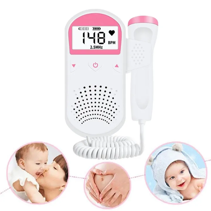 Fetal%20Doppler%202.5%20MHz%20Probe%20Heart%20Beat%20Monitor%20Backlight%20LCD%20Pink%20Color%20Fetal%20Sound%20Heart%20Rate%20Detector%20LCD%20Display%20No%20Radiation%20-%20Image%208