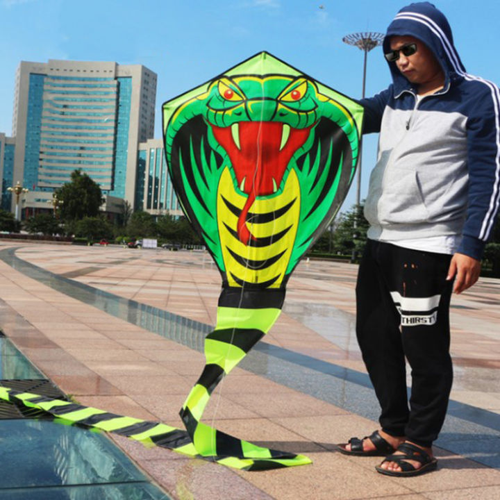 large%20snake%20kite%20cobra%20kite%20with%20handle%20line%20outdoor%20toys%20for%20adult%20bird%20kite%20-%20Image%203