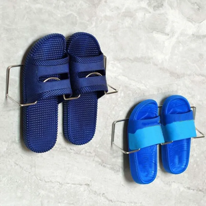 1%20Set%20Slipper%20Storage%20Rack%20Double-layer%20Shoes%20Holder%20Wall%20Mount%20Slipper%20Hanging%20ShOrganizer%20Living%20Room%20-%20Image%205