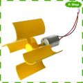 Micro Wind Turbines, Small Wind Motor Generator for DIY Assembly Kits. 