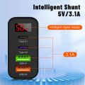 PD 45W USB Charger Quick Charge Phone Charger Digital Display 4 Ports Fast Charging For IPhone Xiaomi Cell Phone Charger Adaptor.