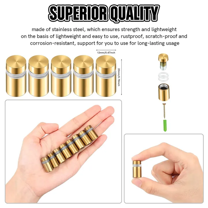8%20Sets%20Standoff%20Screws%20Advertising%20Nail%20Standoff%20Wall%20Mounting%20Hardware%20for%20Hanging%20Acrylic%20Picture%20Frame%20(12%20x%2020mm)%20-%20Image%204
