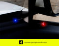 1 Pc Universal Car Solar Power Alarm Lamp Security System Flash Blinking Anti-Theft Caution LED Light.