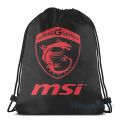 Funny Graphic print MSI Gaming Series Transparent Logo red USB Charge Backpack men School bags Women bag Travel laptop bag.