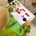 Children Toddler Sponge Stamp Brush Kits Flower Drawing Toys for Children Paint Educational DIY Art Craft Creativity Tools DDJ.