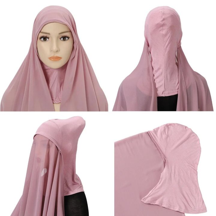 Instant%20Chiffon%20Hijabs%20For%20Woman%20Muslim%20Inner%20Headband%20Women%20Cap%20Hijab%20With%20Cap%20Attached%20Neck%20Cover%20Turban%20Underscarf%20Islam%20-%20Image%202