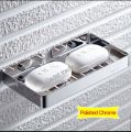 Soap Case Holder Double 304 Stainless Steel-  Silver. 