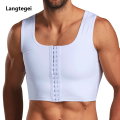 Men's Chest Vest Sweat Chest Bandage Tight-fitting Underwear Body Shaper Corset Support Belt Chest Compression Correct Posture.