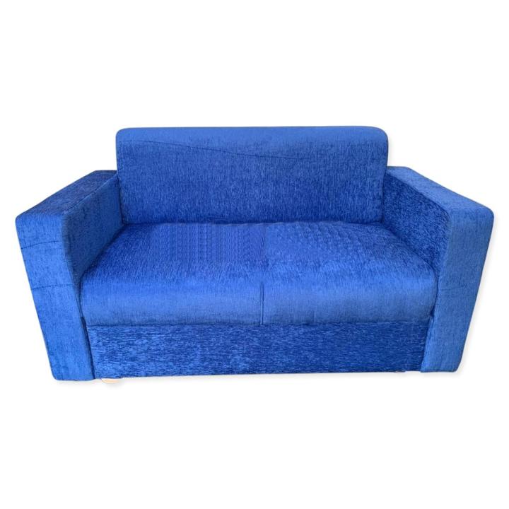 Velvet Sofa Blue (2 Seater)