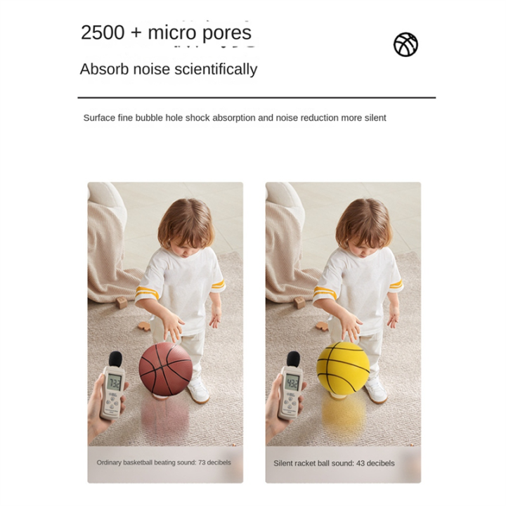 Silent%20Basketball%20Quiet%20Basketball%20Indoor%20Soft,Flexible,,Easy%20to%20Grip%20Orange%20-%20Image%206