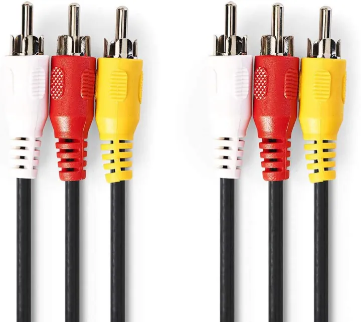 1.5m%203%20RCA%20MALE%20to%203%20RCA%20CABLE%20MALE%20PLUG%20AUDIO%20PHONO%20VIDEO%20AV%20DVD%20-%20Image%202