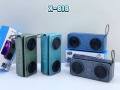 X-818 Bluetooth, USB, TF Card & FM Radio Supported 3D Sound Loud & Clear HiFi Audio 10W Wireless Speaker.