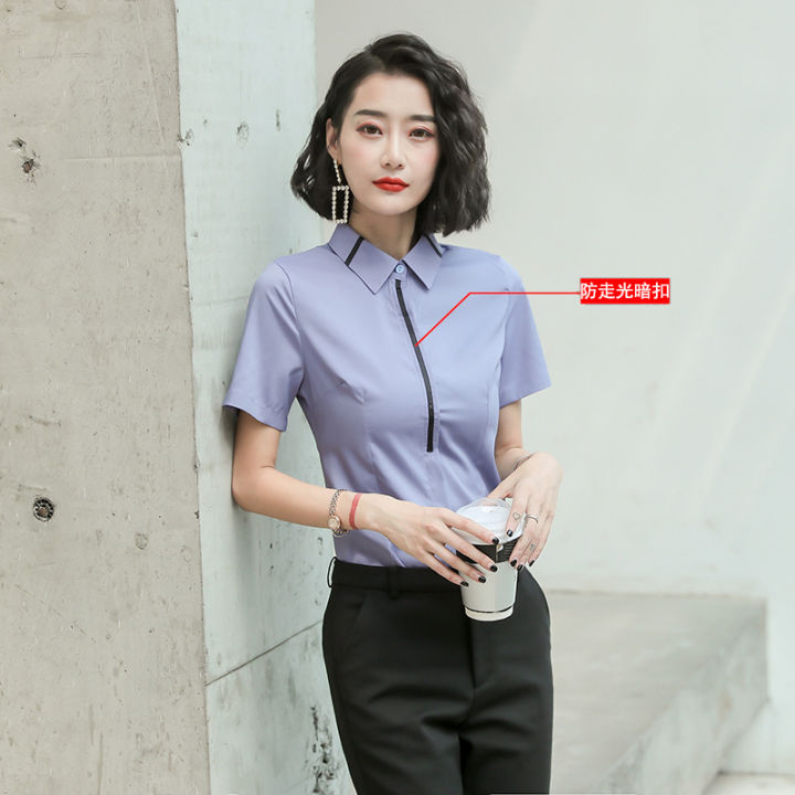 Business%20Shirt%20Female%20Student%20Korean%20Style%20Loose%202024%20Spring%20and%20Autumn%20New%20Slim%20Bottoming%20White%20Shirt%20Formal%20Suit%20Work%20Clothes%20-%20Image%207
