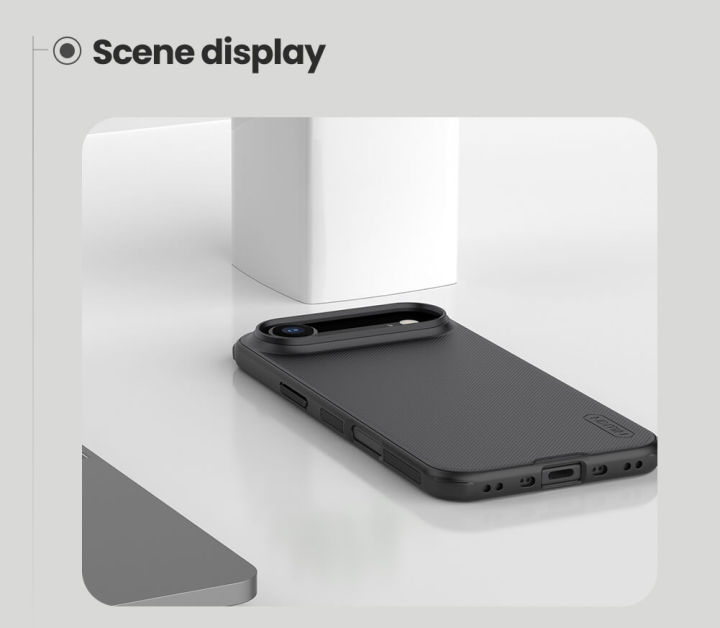 (iPhone%2017%20Air)%20Nillkin%20Super%20Frosted%20Shield%20Pro%20Matte%20cover%20case%20for%20Apple%20iPhone%2017%20Air%206.6"%20(2025)%20Durable%20And%20Comfortable%20Back%20Case%20-%20Black%20-%20Image%204