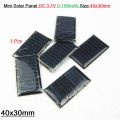 40x30mm Mini Solar Panel 40x30mm DC 3.7V 0.15W 30mA Solar Cells Standard Epoxy Polycrystalline Silicon DIY Solar Lamp Battery Toys Phone Chargers Solar Panel. 