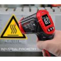 HABOTEST HT641A Infra Thermometer 581112 Noncontact Digital Handheld Heat Temperature Gun IR Laser Surface Temperature Meter with Emissivity for Industrial Cooking Grill02. 