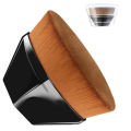 Multifunction Foundation Makeup Brush Flat Top Kabuki Hexagon Face Blush Liquid Powder Foundation Brush for Blending Liquid Cream or Powder Cosmetics with Protective Case. 