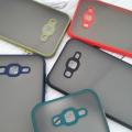 For Samsung Galaxy J7- Luxury Shockproof Matte Frosted and Smoky Transparent Premium Back Cover. 
