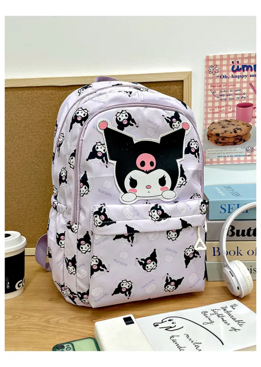 New student large capacity backpack Sanrio cartoon cute junior high school student schoolbag fashion printed backpack