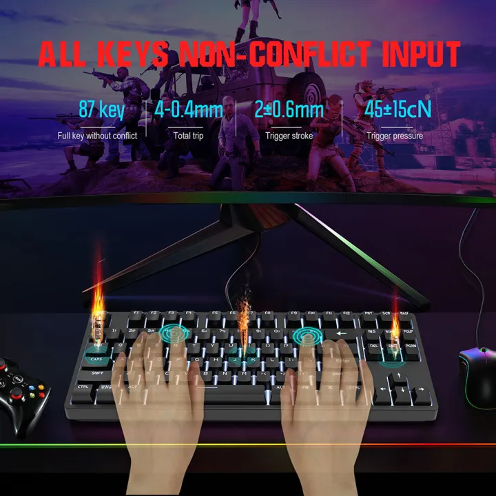 HXSJ%20L600%2087%20Keys%20Wired%20Mechanical%20Keyboard%20Two-color%20Injection%20Keycap%20White%20Backlight%20Detachable%20Type-C%20Cable%20(Red%20Switches)%20-%20Image%205