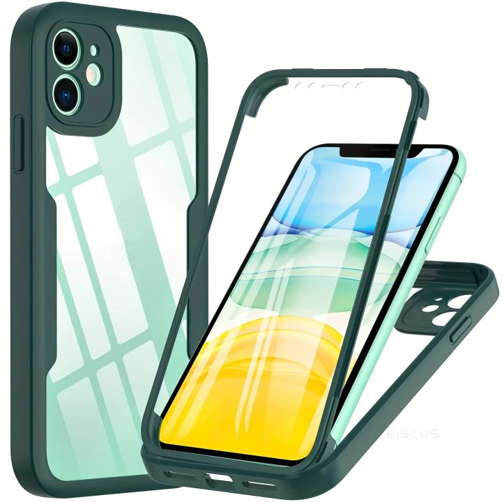 360%20Full%20Body%20Front%20Back%20Clear%20Case%20For%20iPhone%2013%2014%2011%2012%20Pro%20Max%20XS%20X%20XR%2015%20Plus%20Luxury%20Silicone%20Bumper%20Shockproof%20Back%20Cover%20-%20Image%204