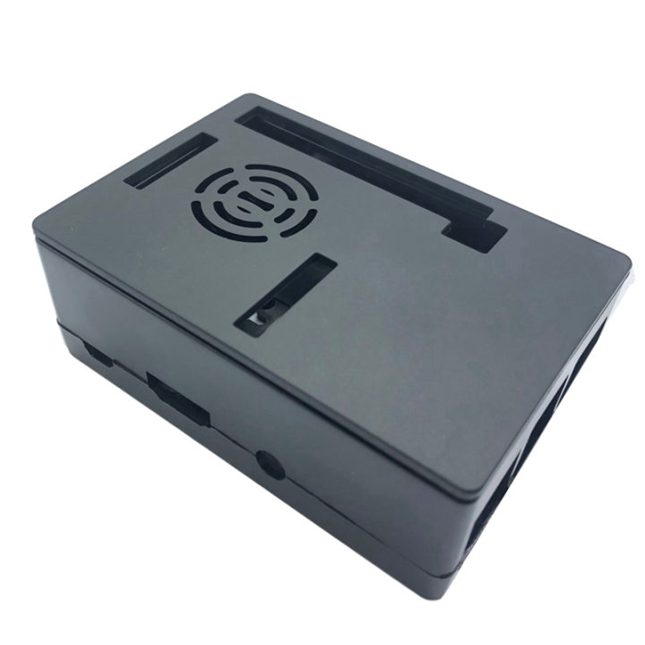 For 4B Case 4Th Generation ABS Case Mountable Cooling Fan 3.5-Inch Screen Plastic Case Durable Easy Install Easy to Use