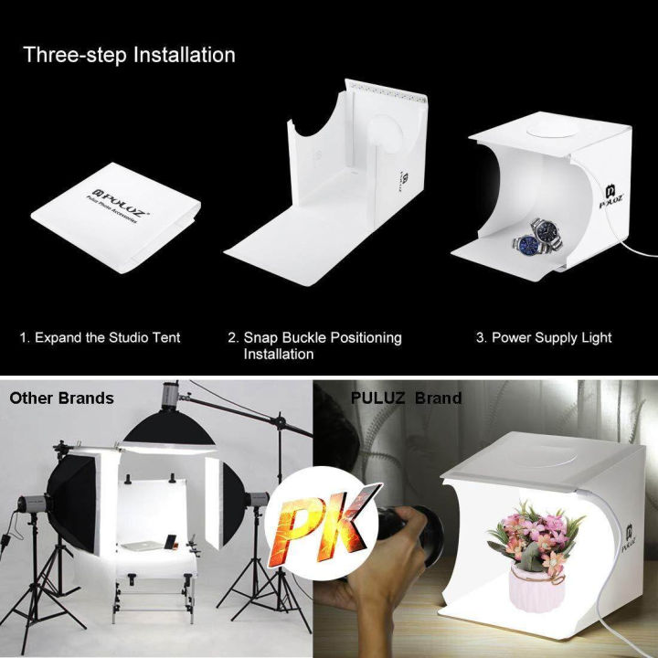 Mini%20Photo%20Studio%20Box,%20PULUZ%2020cm%202%20LED%20Light%20Portable%20Photography%20Shooting%20Tent%20Kit,%20White%20Folding%20Lighting%20Softbox%20with%2020%20LED%20Lights%20+%206%20Backdrops%20for%20Product%20Display%20-%20Image%207