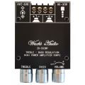ZK-502MT Bluetooth 5.0 Subwoofer Amplifier d 2.0 Channel High Power Audio Stereo Amplifier d 2X50W Bass AMP. 
