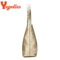 Yogodlns Bags Large Capacity One Shoulder PU CrossBorder Crocodile Pattern HandBag Foreign Trade Fashion Europe And The United.