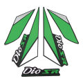 New Motorcycle Scooter Whole Body Fairing Stickers For Honda Dio SR DIO50 AF17 AF18 AF27 AF28 Glue Decorative Decal Logo Sticker. 