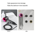 Wall Mounted Hair Dryer Holder For Dyson Laifen Aluminum Magnetic Nozzle No-punching Bathroom Accessories Blower Holder Shelf. 
